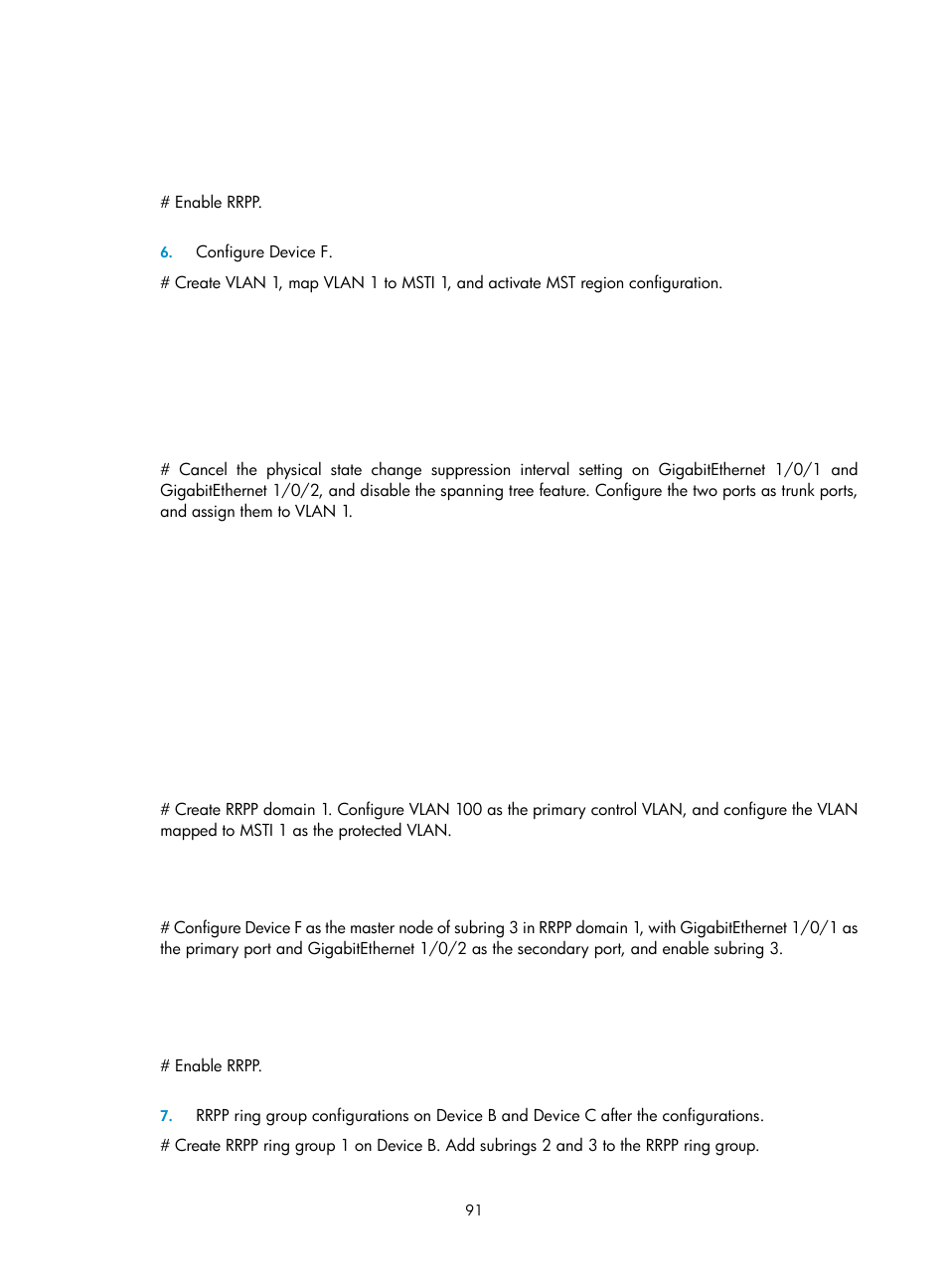 H3C Technologies H3C S10500 Series Switches User Manual | Page 100 / 206