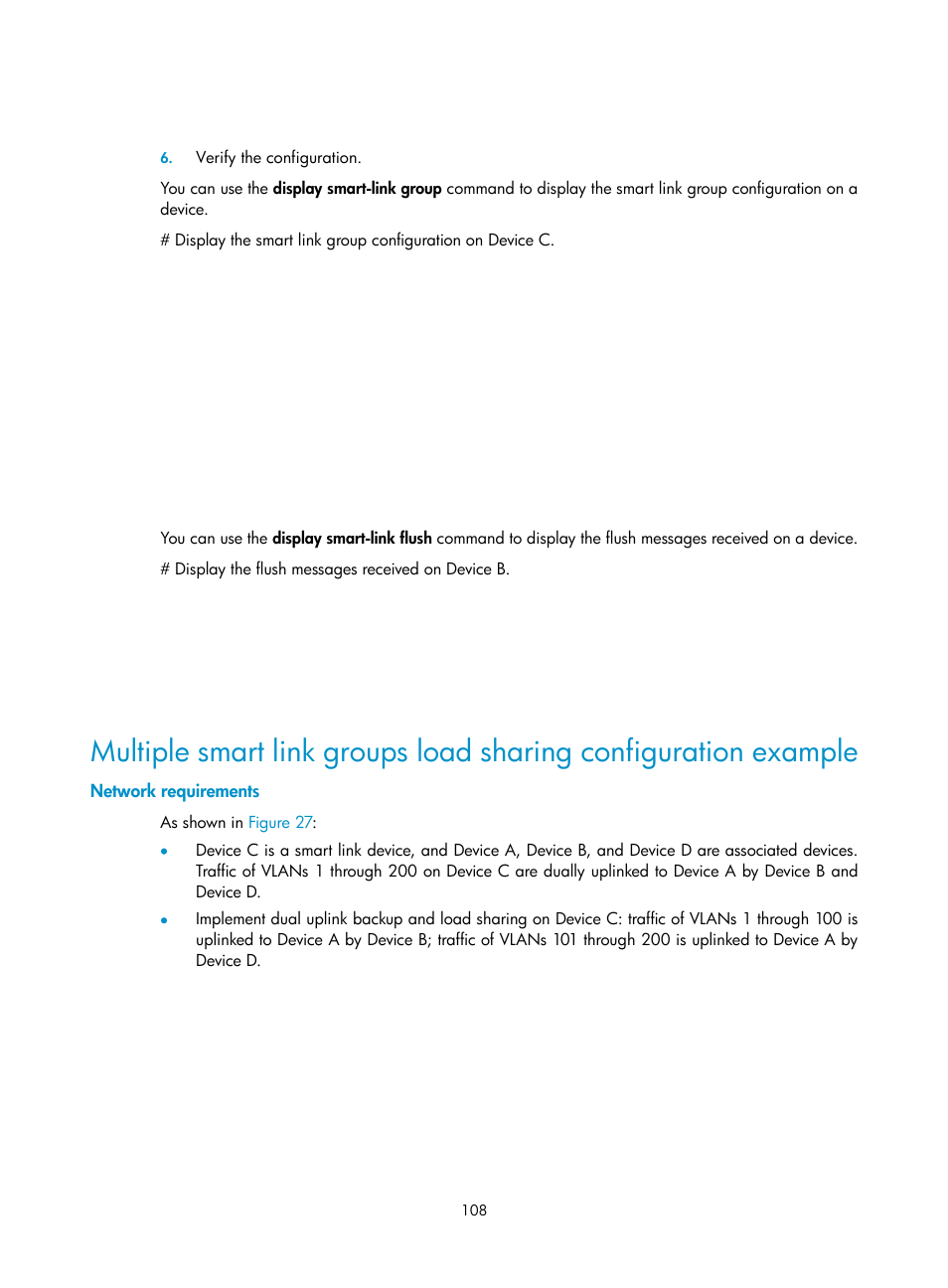 Network requirements | H3C Technologies H3C S10500 Series Switches User Manual | Page 117 / 206