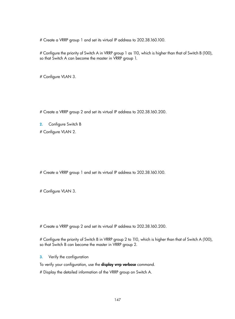H3C Technologies H3C S10500 Series Switches User Manual | Page 156 / 206