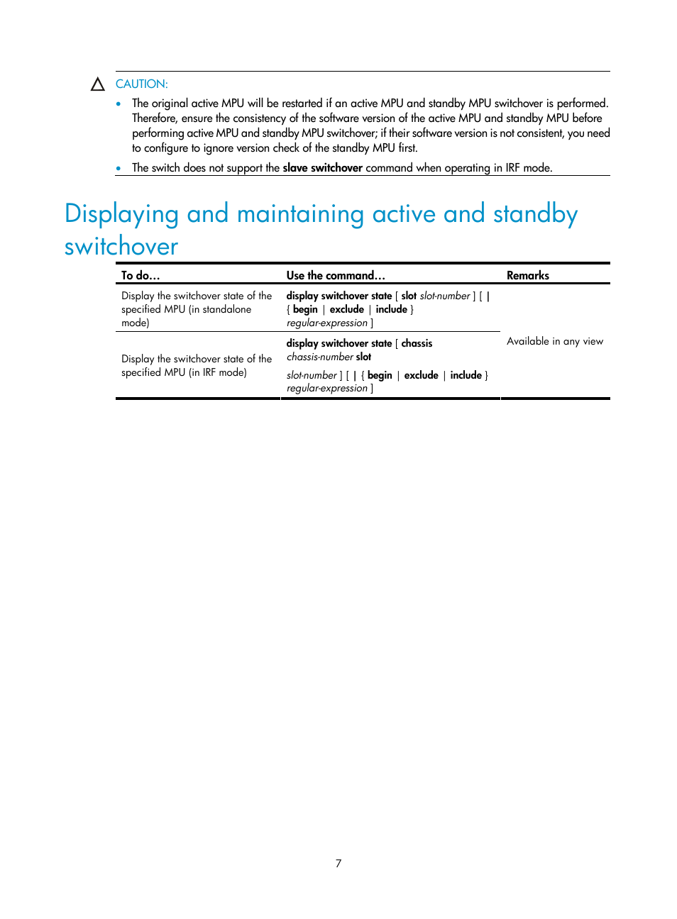 H3C Technologies H3C S10500 Series Switches User Manual | Page 16 / 206