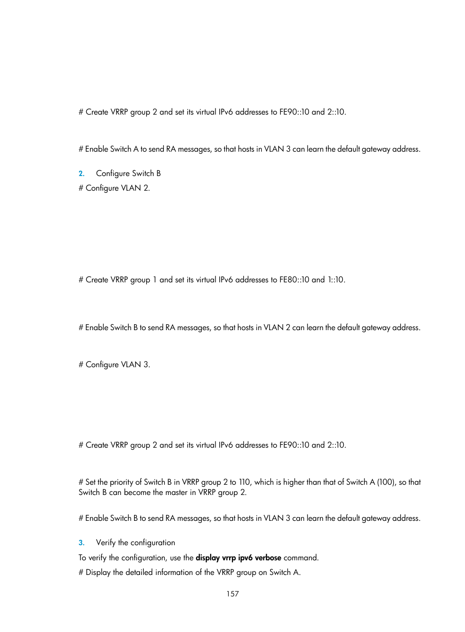 H3C Technologies H3C S10500 Series Switches User Manual | Page 166 / 206