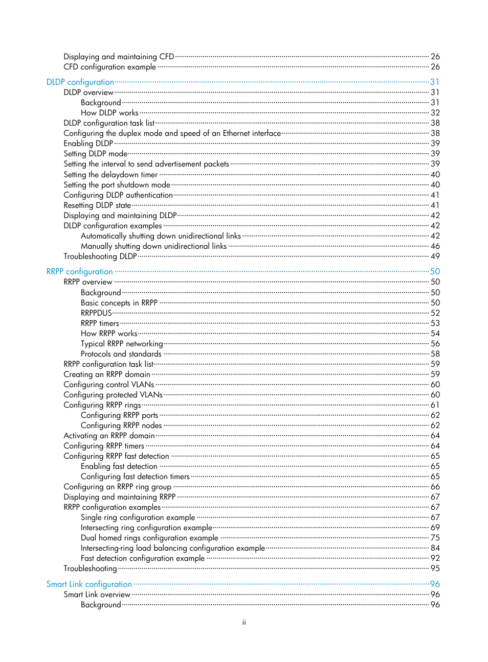 H3C Technologies H3C S10500 Series Switches User Manual | Page 7 / 206