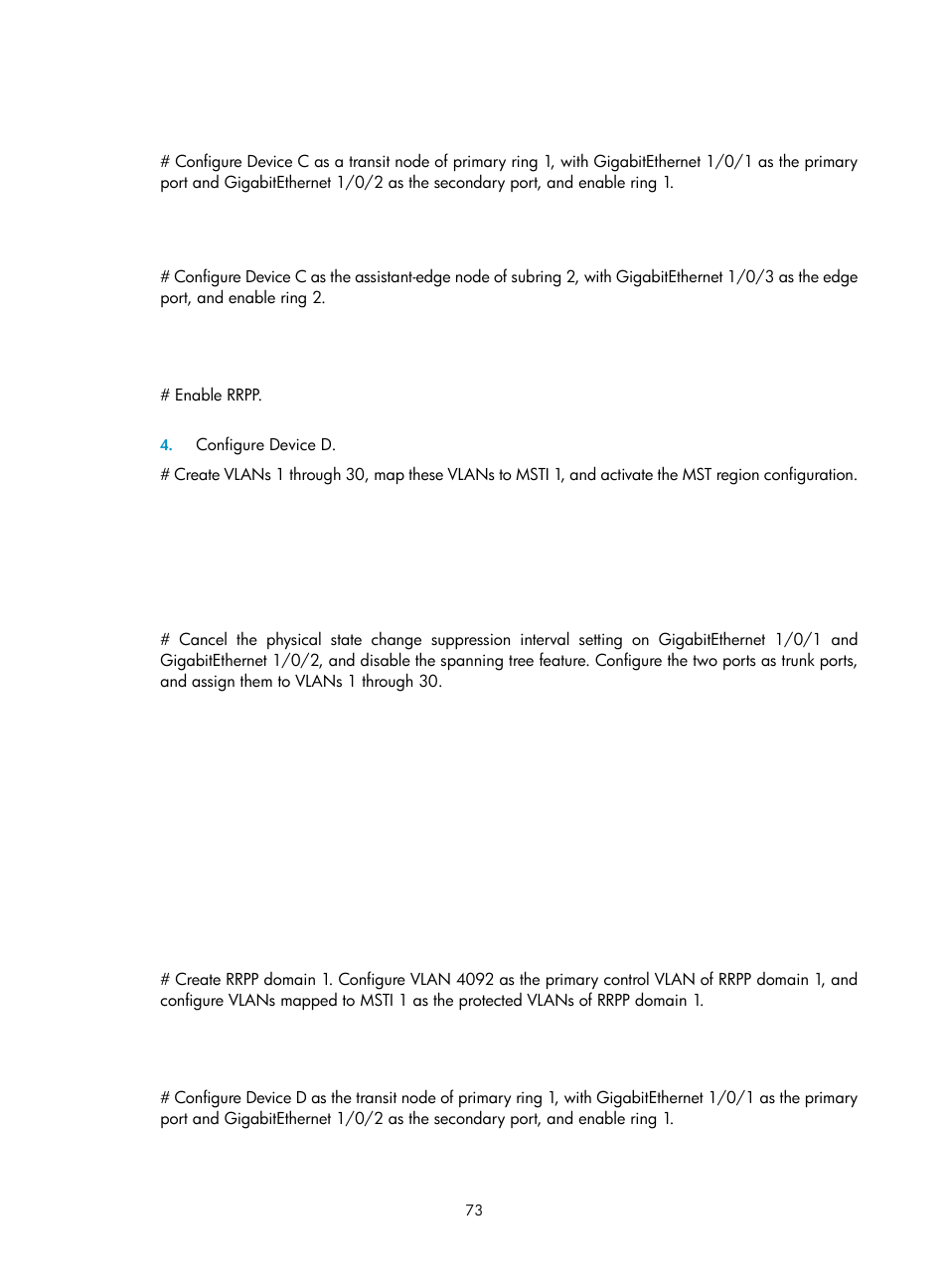 H3C Technologies H3C S10500 Series Switches User Manual | Page 82 / 206