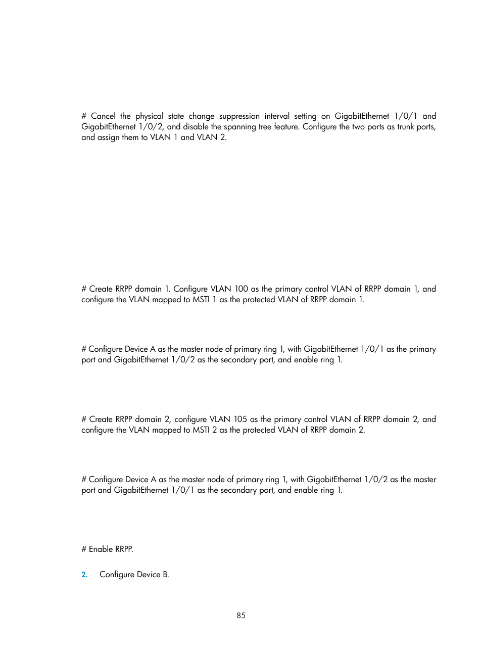 H3C Technologies H3C S10500 Series Switches User Manual | Page 94 / 206