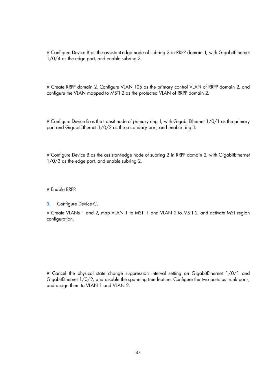 H3C Technologies H3C S10500 Series Switches User Manual | Page 96 / 206