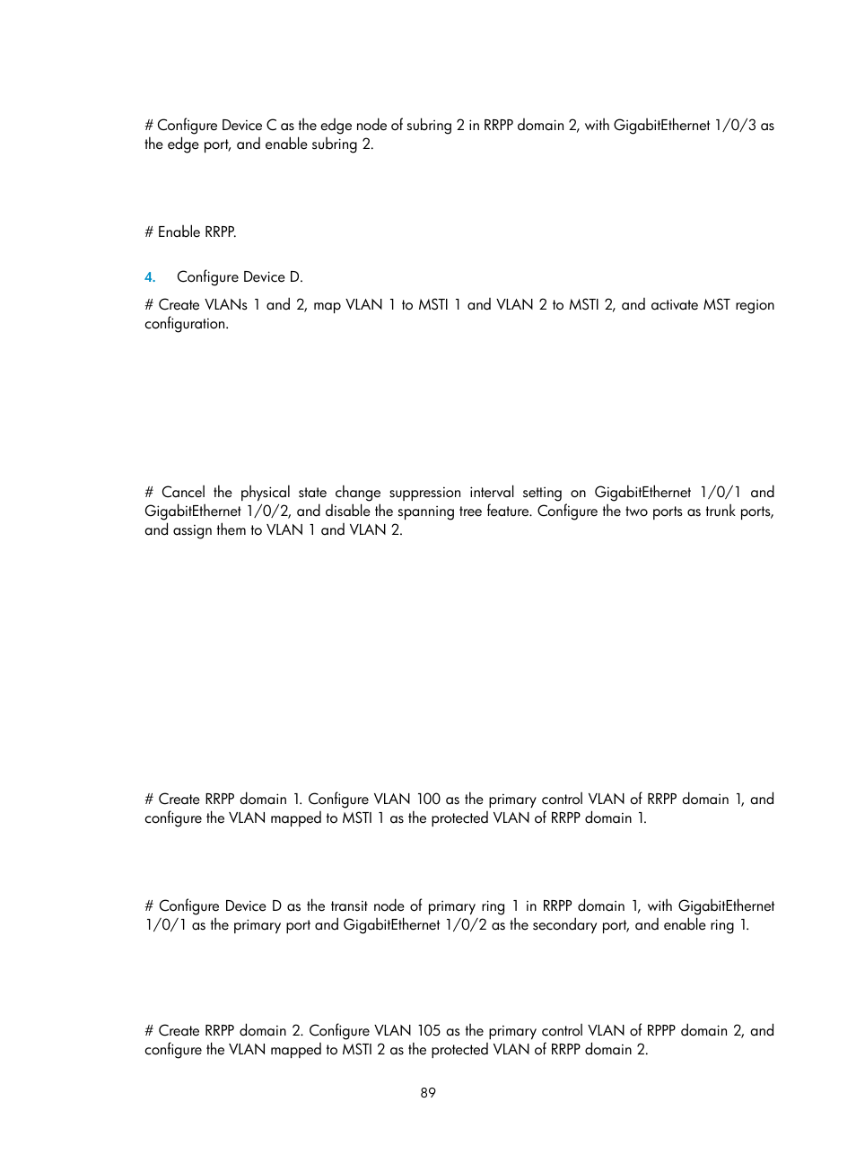 H3C Technologies H3C S10500 Series Switches User Manual | Page 98 / 206