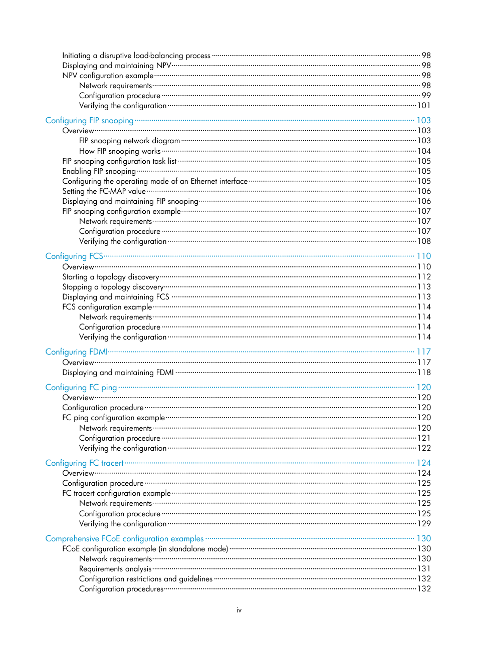 H3C Technologies H3C S10500 Series Switches User Manual | Page 10 / 188