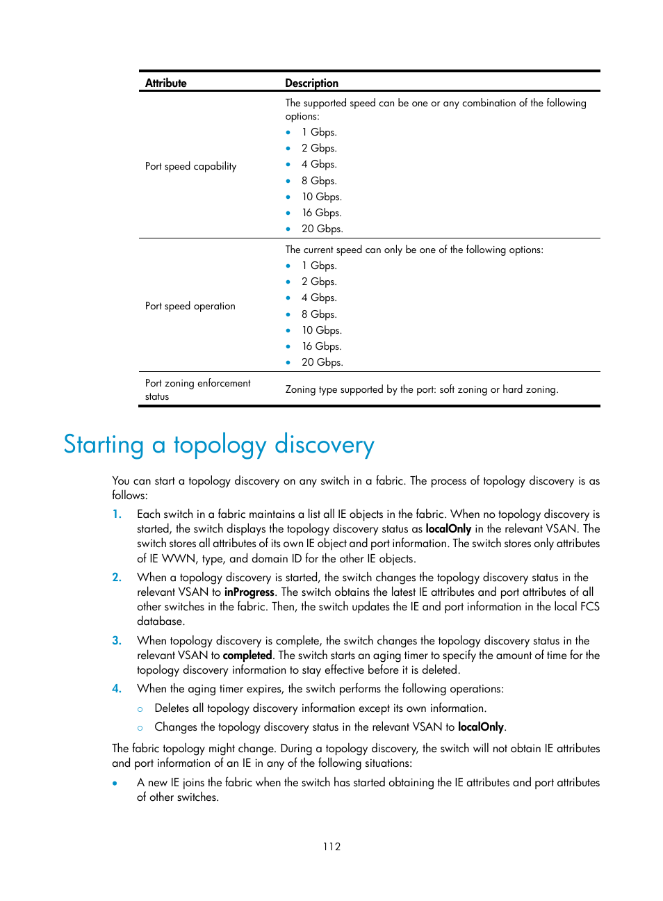 Starting a topology discovery | H3C Technologies H3C S10500 Series Switches User Manual | Page 123 / 188