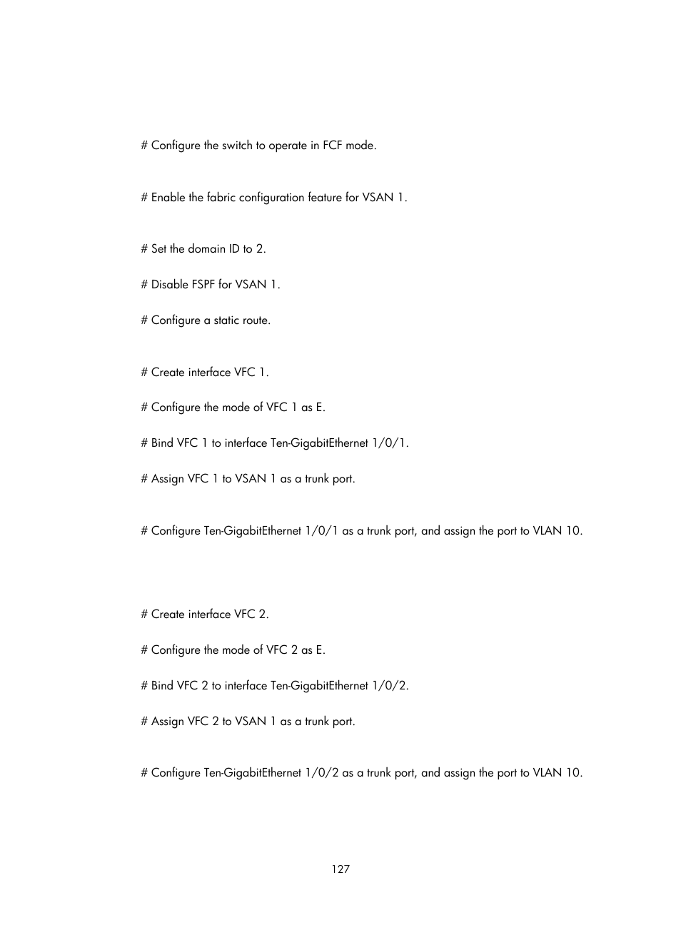 H3C Technologies H3C S10500 Series Switches User Manual | Page 138 / 188