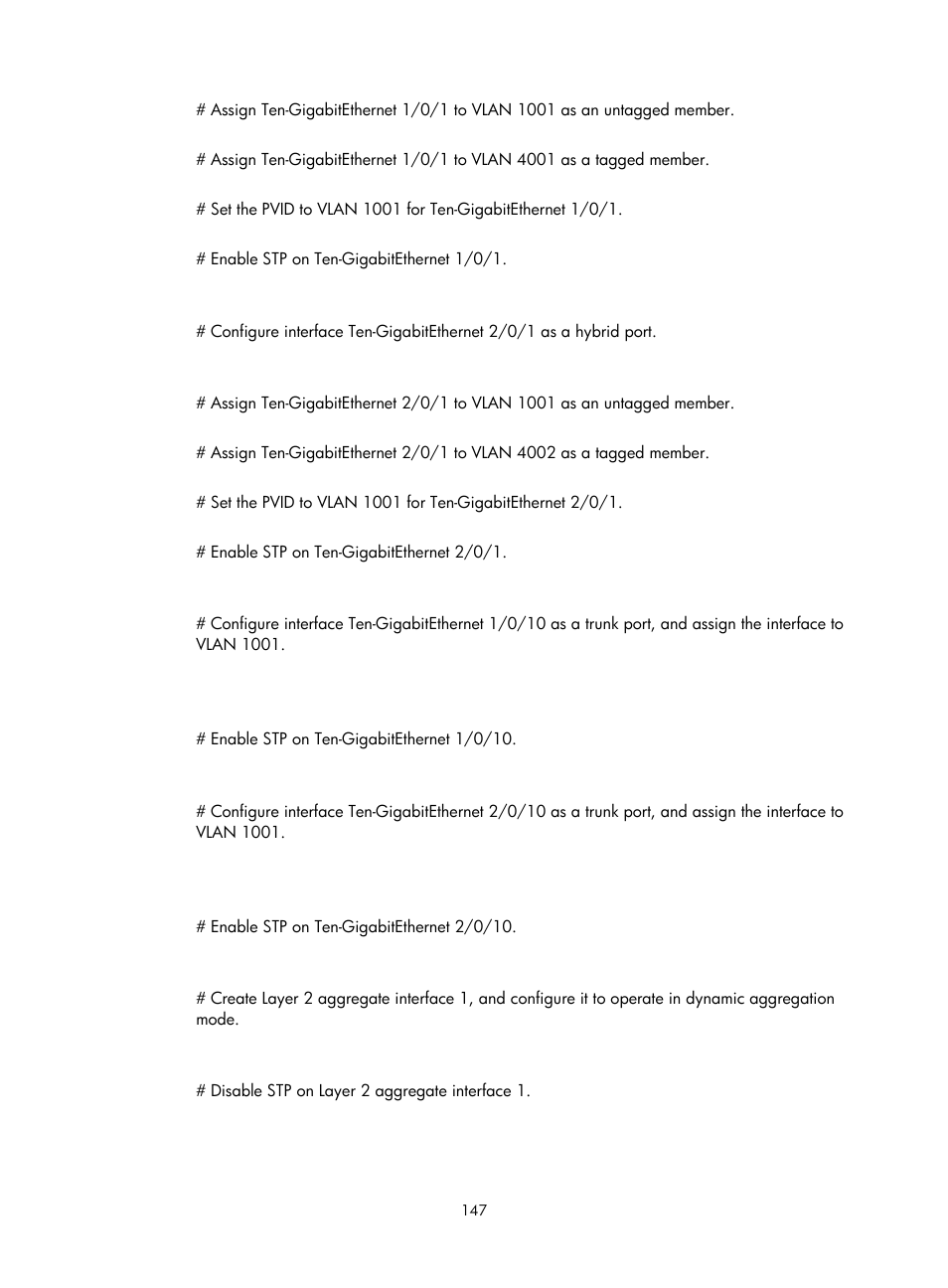 H3C Technologies H3C S10500 Series Switches User Manual | Page 158 / 188