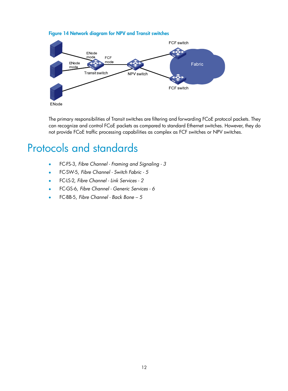 Protocols and standards | H3C Technologies H3C S10500 Series Switches User Manual | Page 23 / 188