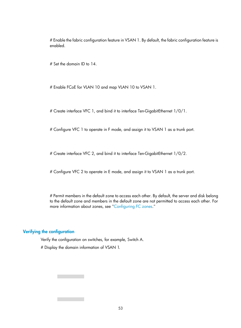 Verifying the configuration | H3C Technologies H3C S10500 Series Switches User Manual | Page 64 / 188