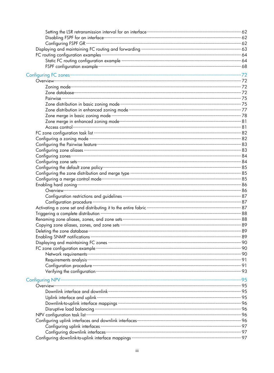 H3C Technologies H3C S10500 Series Switches User Manual | Page 9 / 188