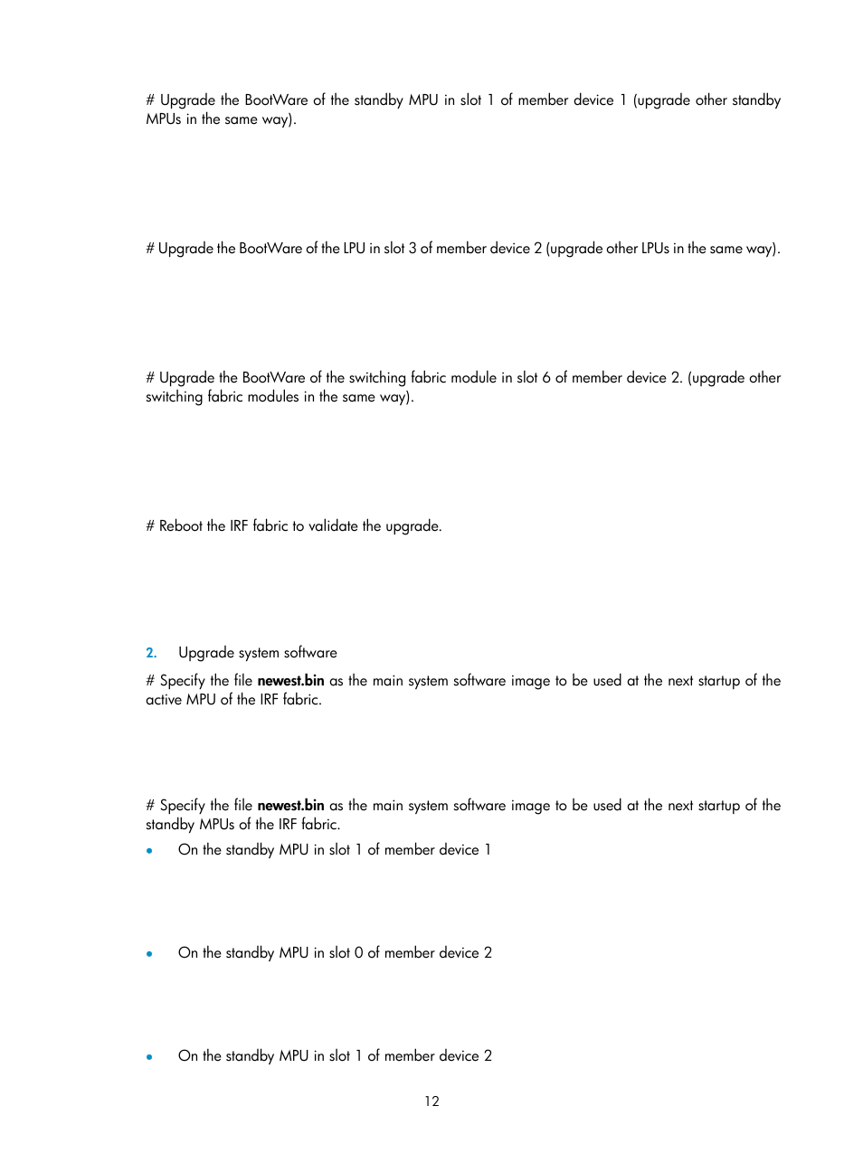 H3C Technologies H3C S10500 Series Switches User Manual | Page 13 / 37