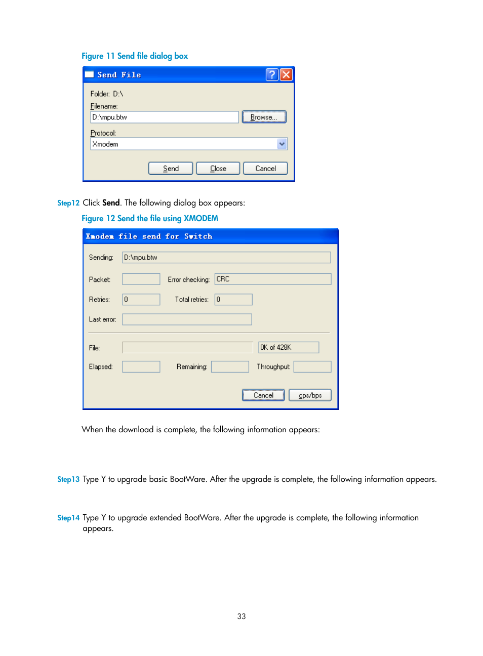 H3C Technologies H3C S10500 Series Switches User Manual | Page 34 / 37