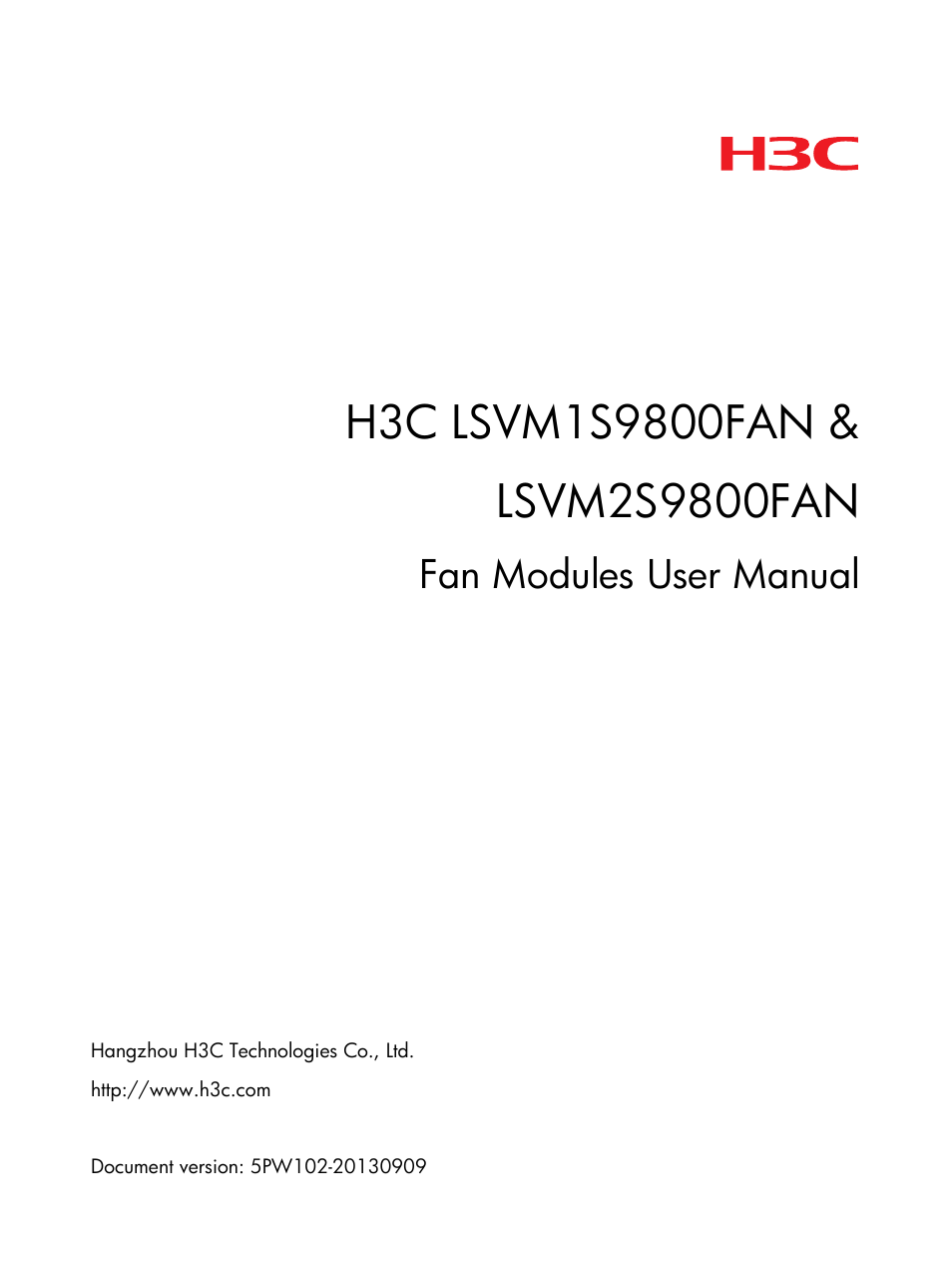 H3C Technologies H3C S9800 Series Switches User Manual | 14 pages