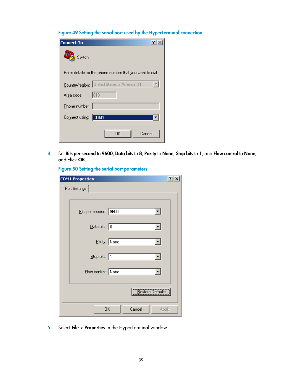 H3C Technologies H3C S9800 Series Switches User Manual | Page 47 / 82