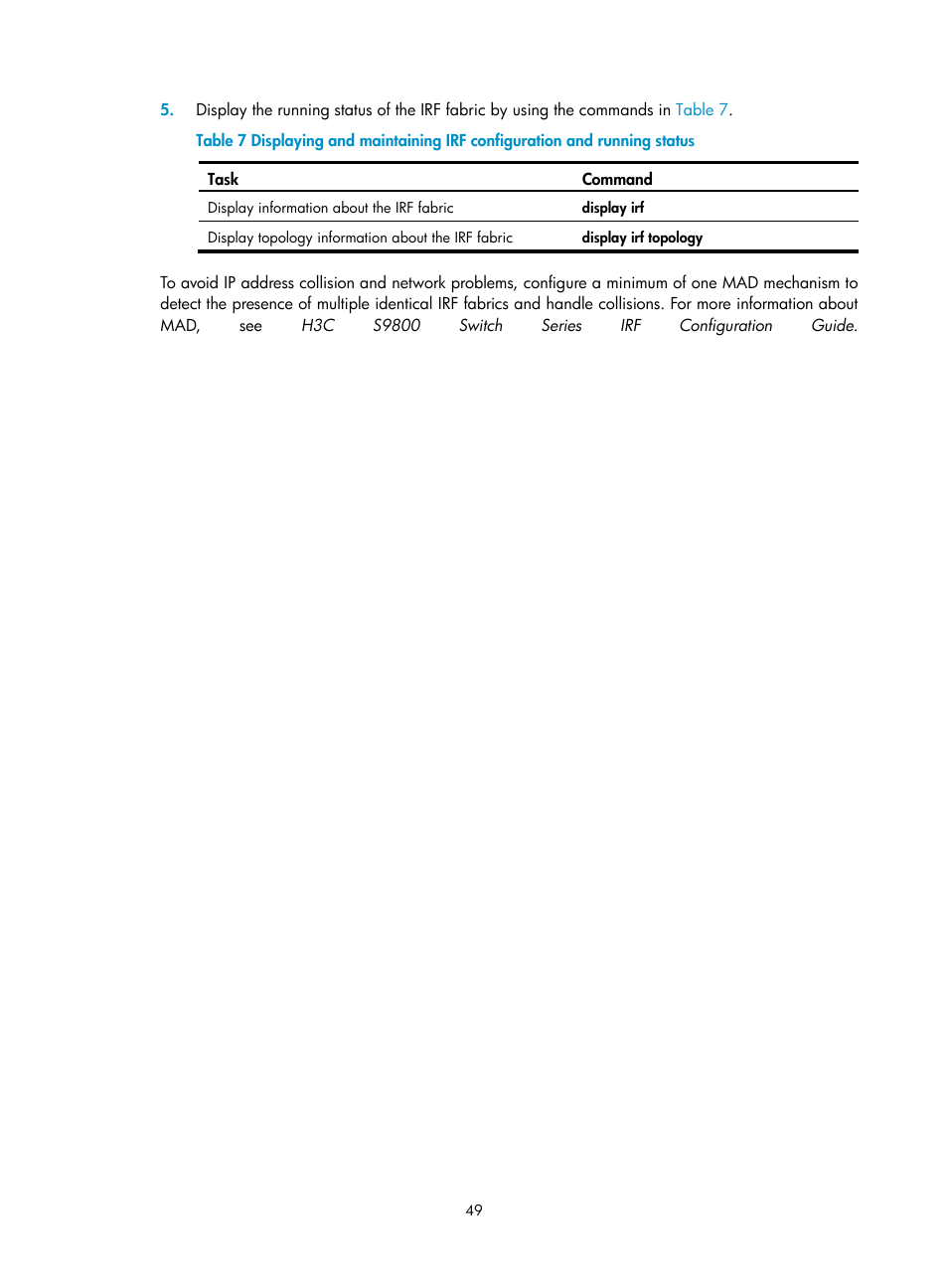 H3C Technologies H3C S9800 Series Switches User Manual | Page 57 / 82