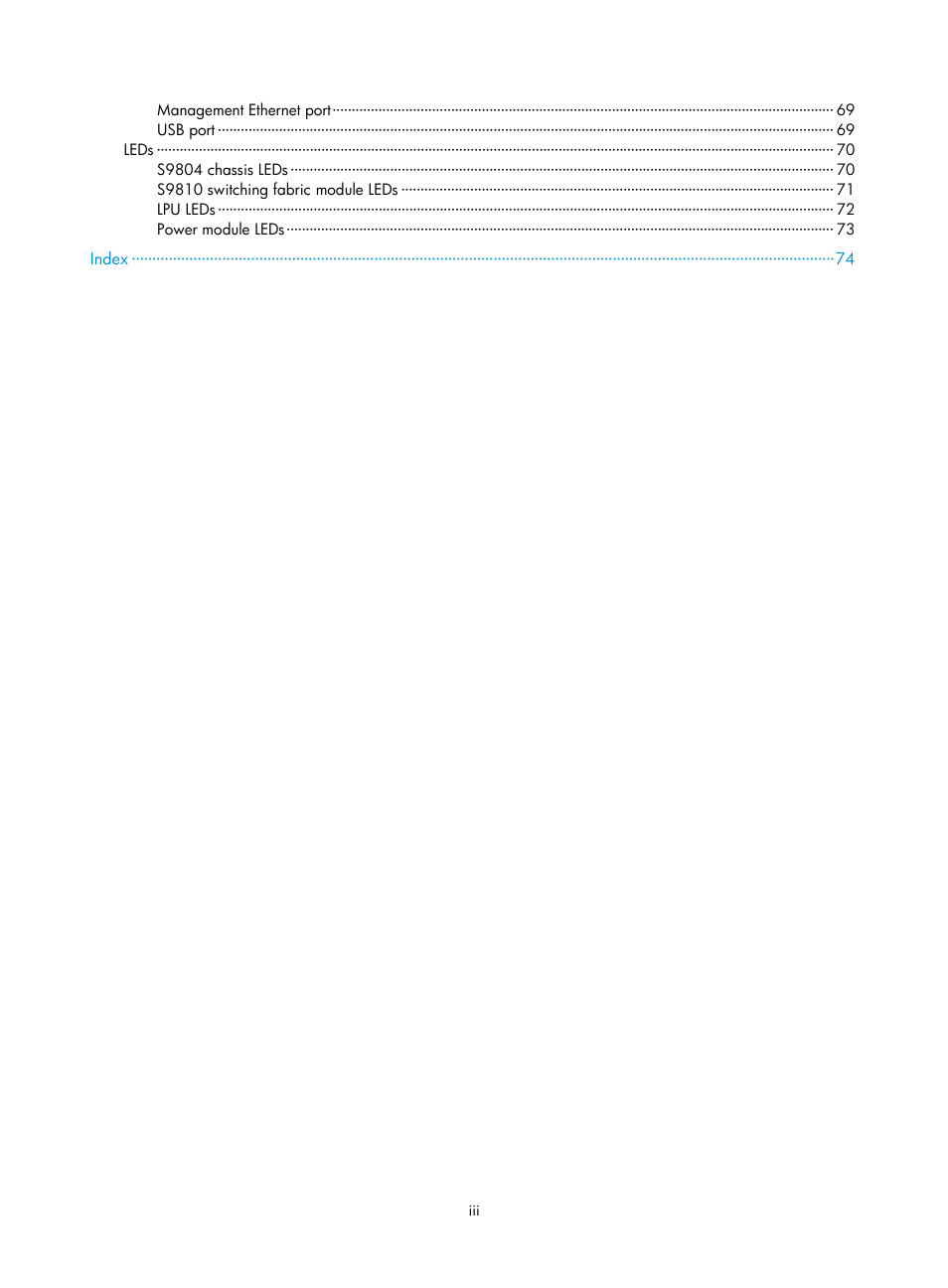 H3C Technologies H3C S9800 Series Switches User Manual | Page 8 / 82