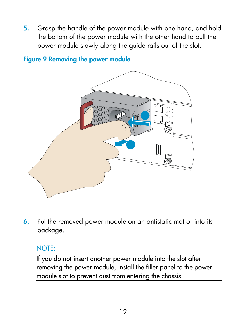 Figure 9, Pres | H3C Technologies H3C S9800 Series Switches User Manual | Page 17 / 17