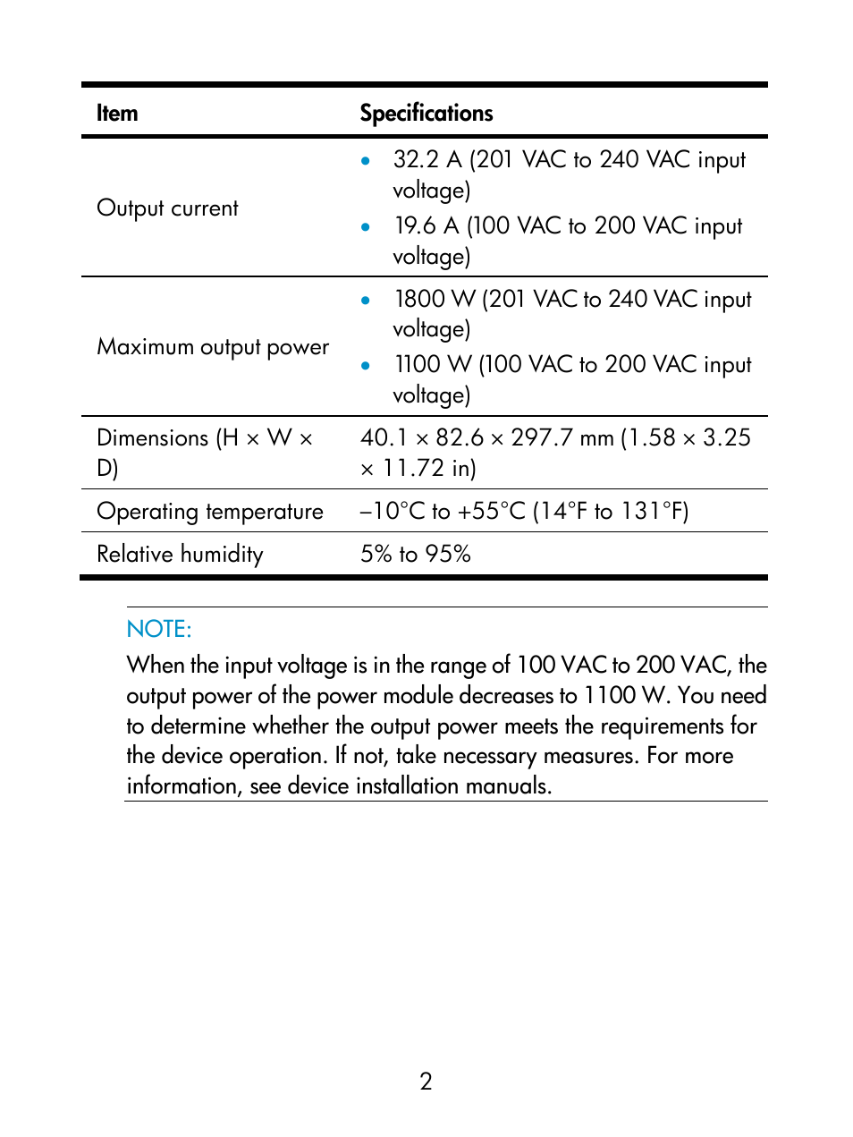 H3C Technologies H3C S9800 Series Switches User Manual | Page 7 / 17