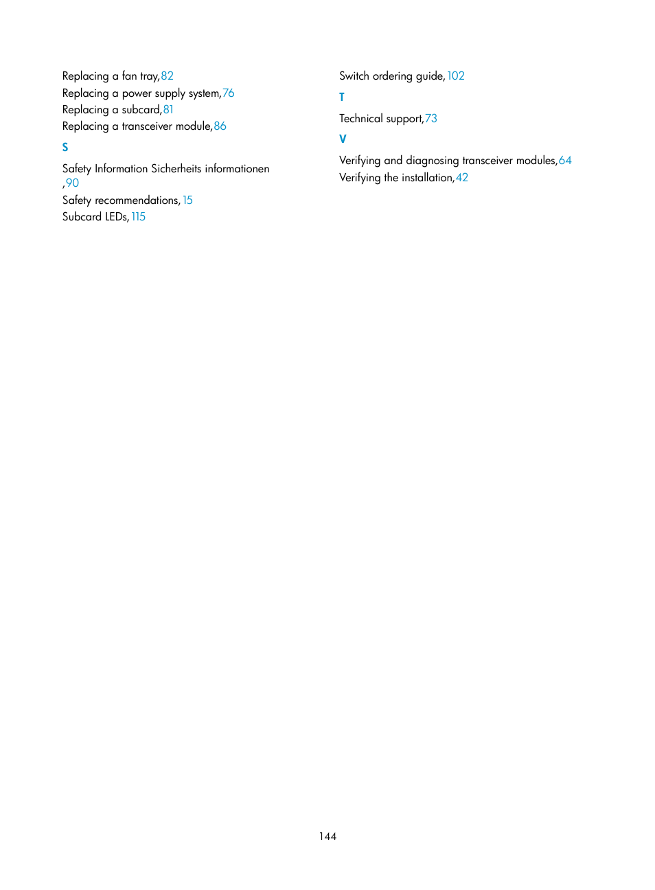 H3C Technologies H3C S9500E Series Switches User Manual | Page 154 / 154
