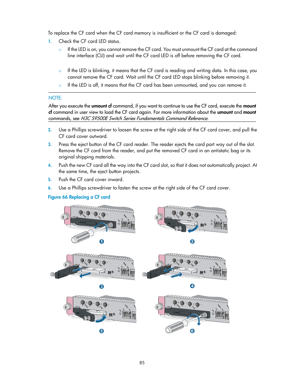 H3C Technologies H3C S9500E Series Switches User Manual | Page 95 / 154