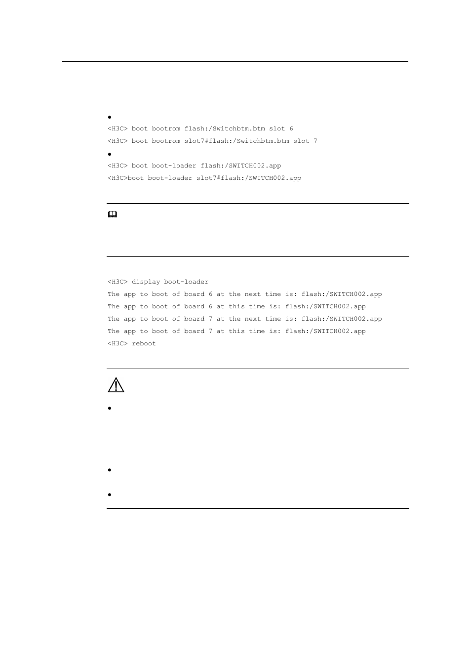 Ii. remote and local loading using tftp | H3C Technologies H3C S9500 Series Switches User Manual | Page 131 / 191