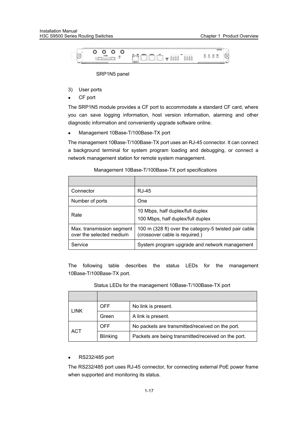 H3C Technologies H3C S9500 Series Switches User Manual | Page 23 / 191