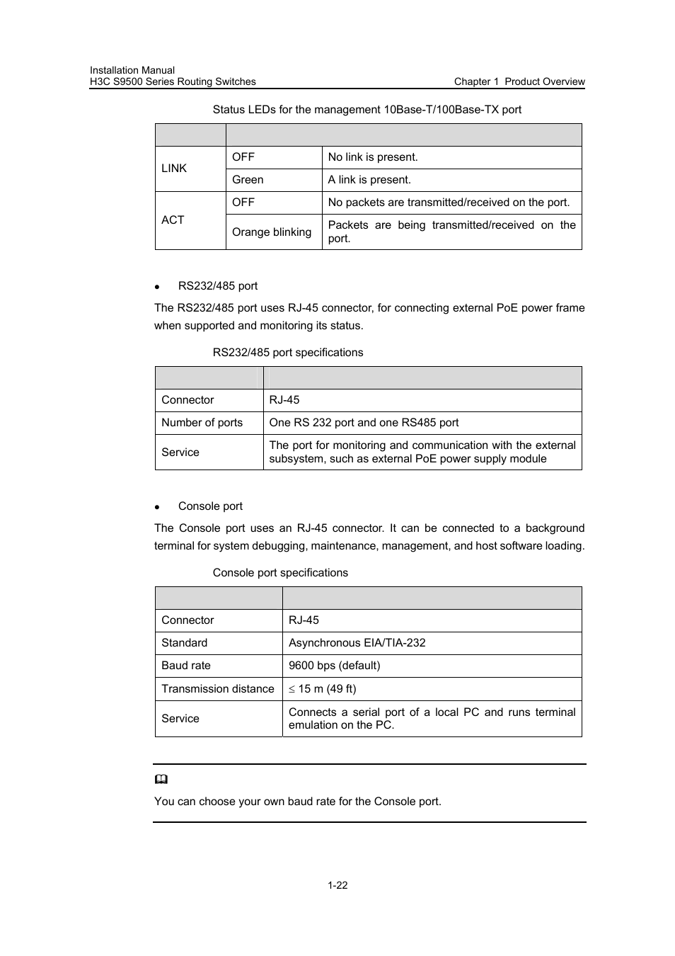 H3C Technologies H3C S9500 Series Switches User Manual | Page 28 / 191