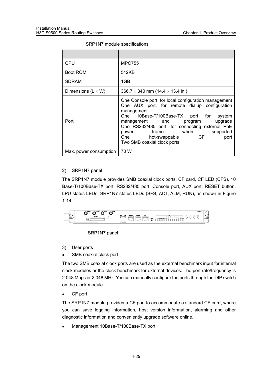 H3C Technologies H3C S9500 Series Switches User Manual | Page 31 / 191