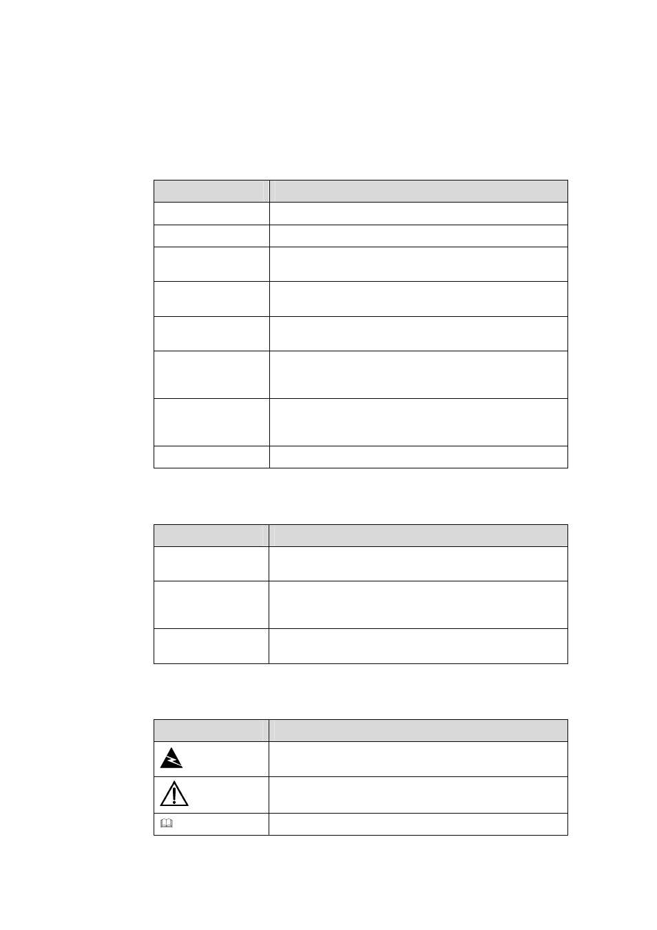 I. command conventions, Ii. gui conventions, Iii. symbols | H3C Technologies H3C S9500 Series Switches User Manual | Page 4 / 191