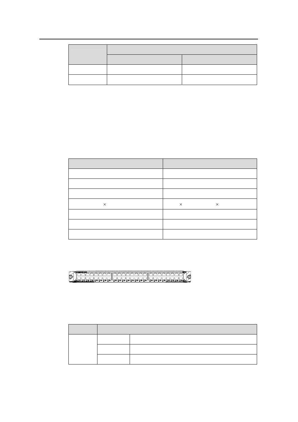 10 gv48 module, 1 specifications, 2 panel and leds | 10 gv48 module -14, 1 specifications -14, 2 panel and leds -14 | H3C Technologies H3C S9500 Series Switches User Manual | Page 55 / 191