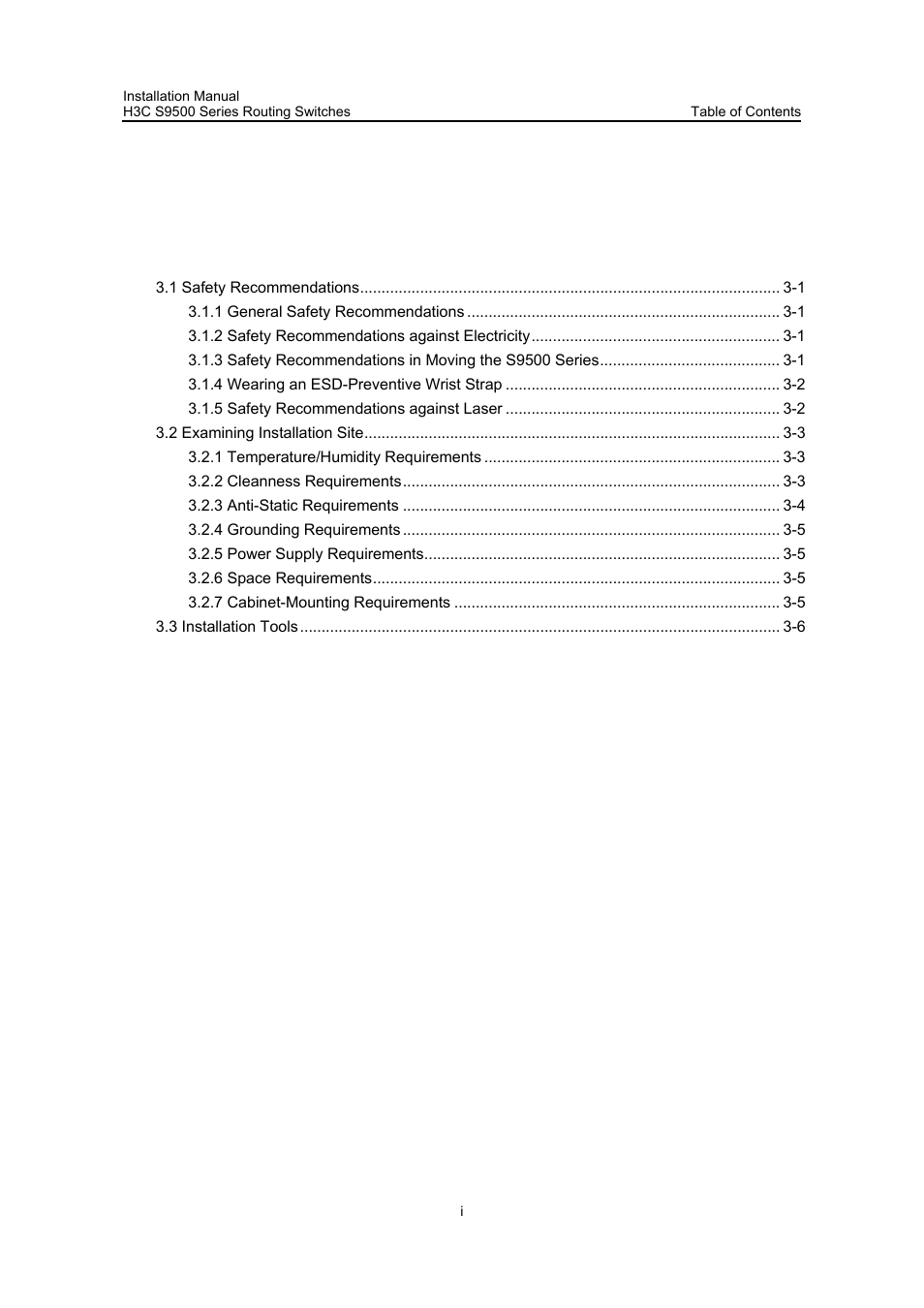 H3C Technologies H3C S9500 Series Switches User Manual | Page 62 / 191