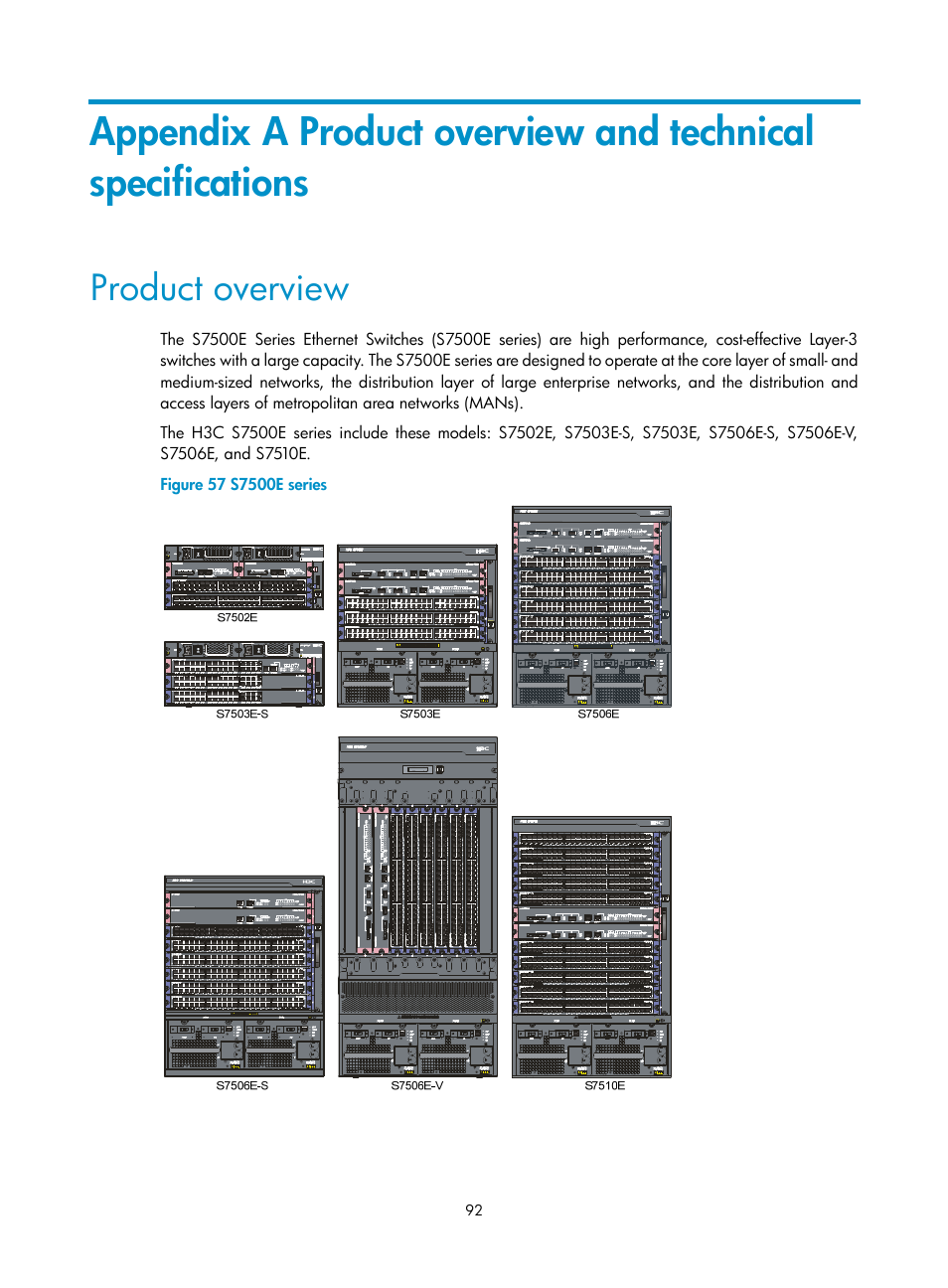 Product overview | H3C Technologies H3C S7500E Series Switches User Manual | Page 103 / 165