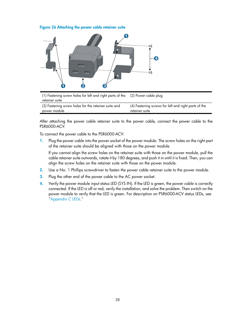 Relative positions shown in, Figure 26 | H3C Technologies H3C S7500E Series Switches User Manual | Page 39 / 165