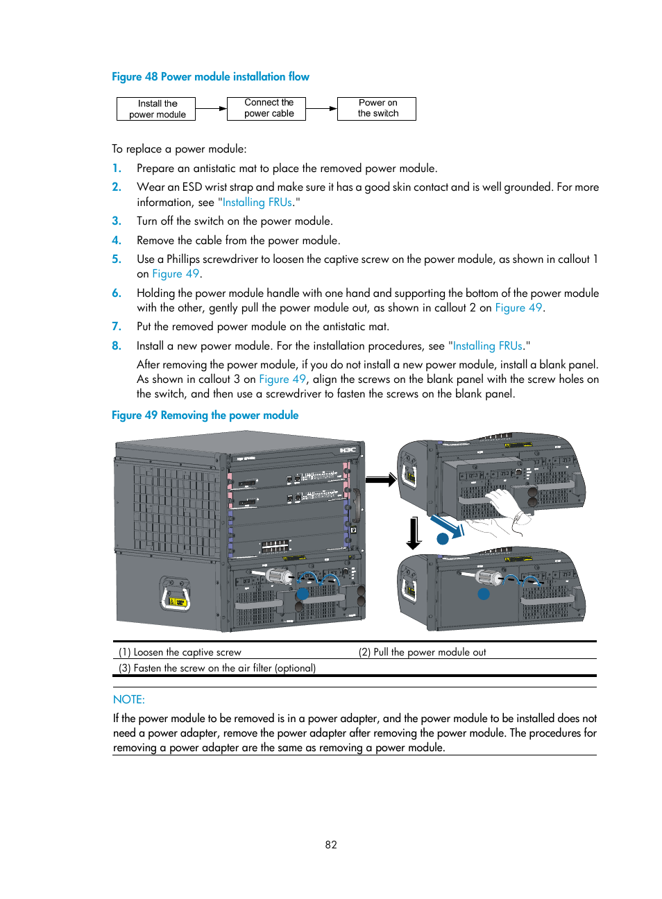 Figure 48 | H3C Technologies H3C S7500E Series Switches User Manual | Page 93 / 165