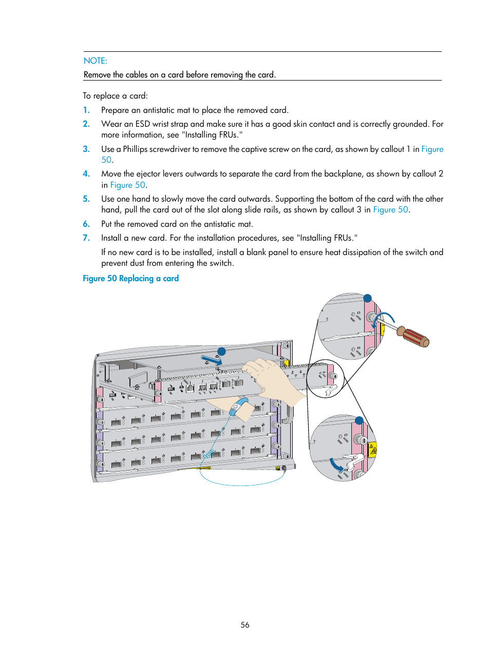 H3C Technologies H3C S7500E Series Switches User Manual | Page 66 / 161