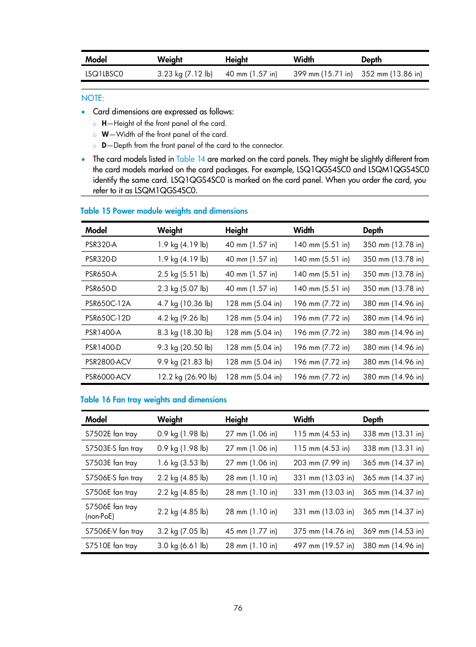 H3C Technologies H3C S7500E Series Switches User Manual | Page 86 / 161