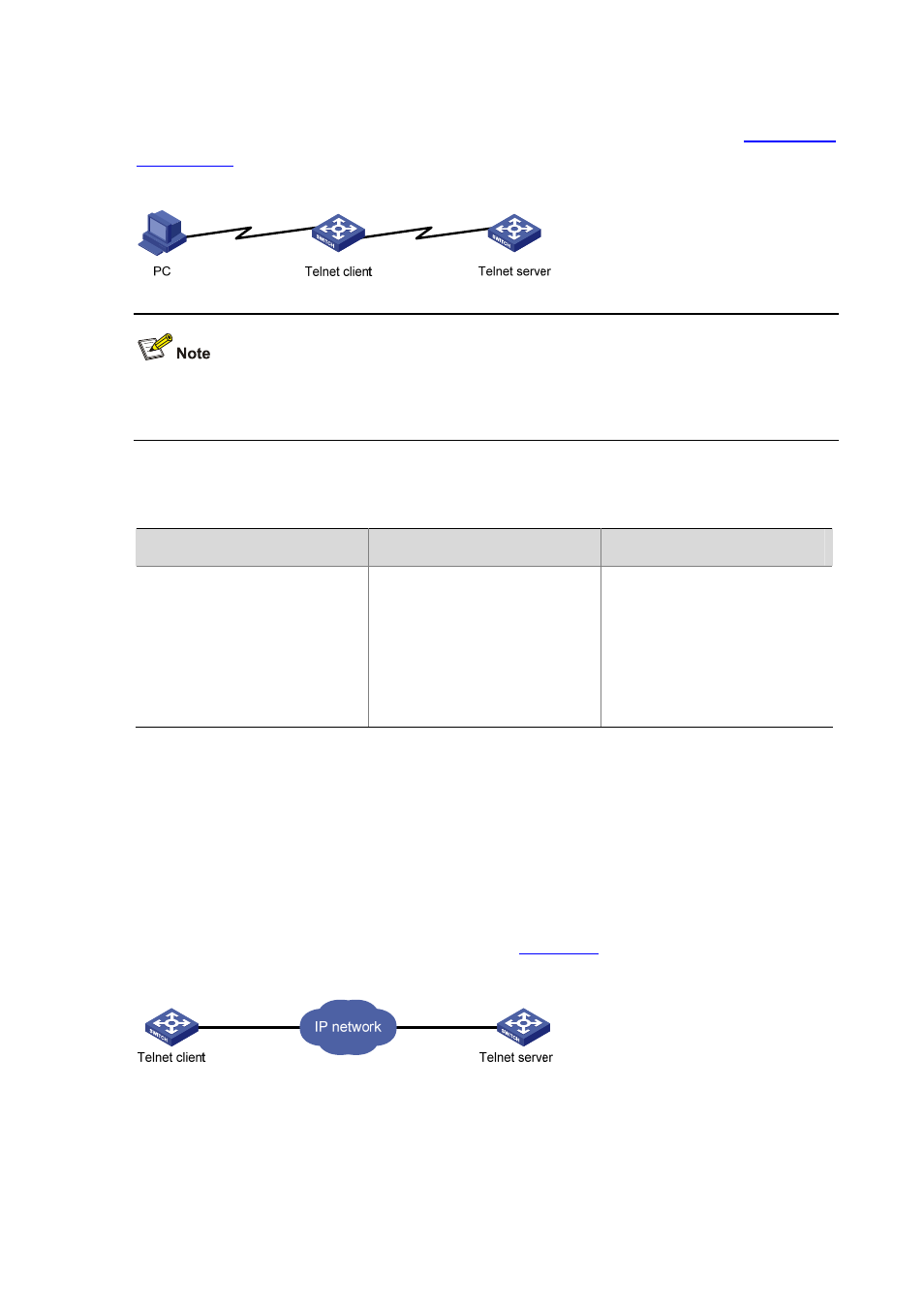 Configuration procedure, Logging in through ssh, Introduction | Logging in, Through ssh | H3C Technologies H3C S7500E Series Switches User Manual | Page 65 / 194