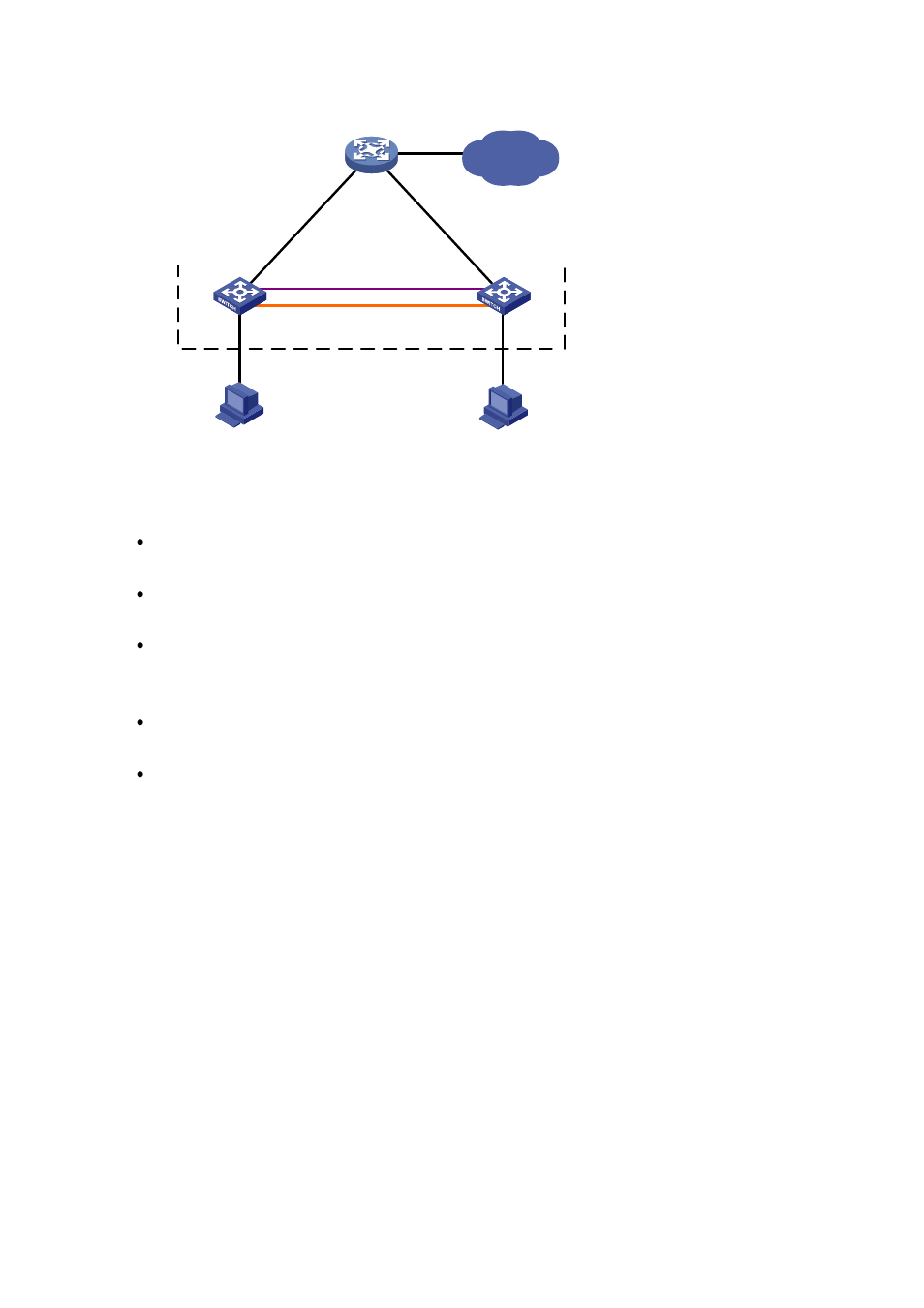 Configuration considerations, Configuration procedure | H3C Technologies H3C S7500E Series Switches User Manual | Page 31 / 38