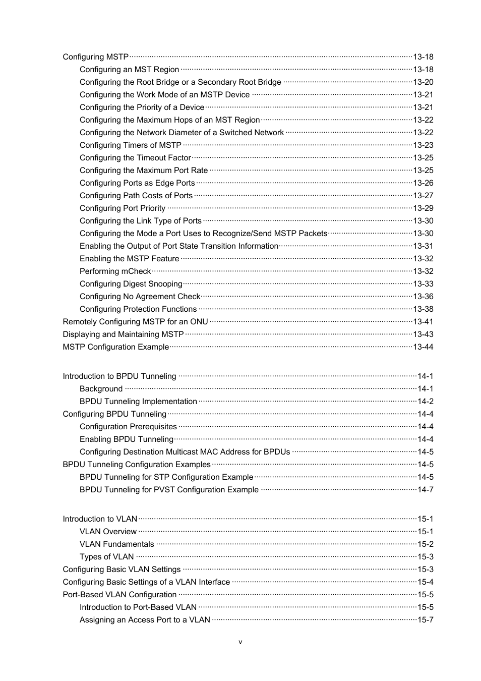 H3C Technologies H3C S7500E Series Switches User Manual | Page 11 / 337