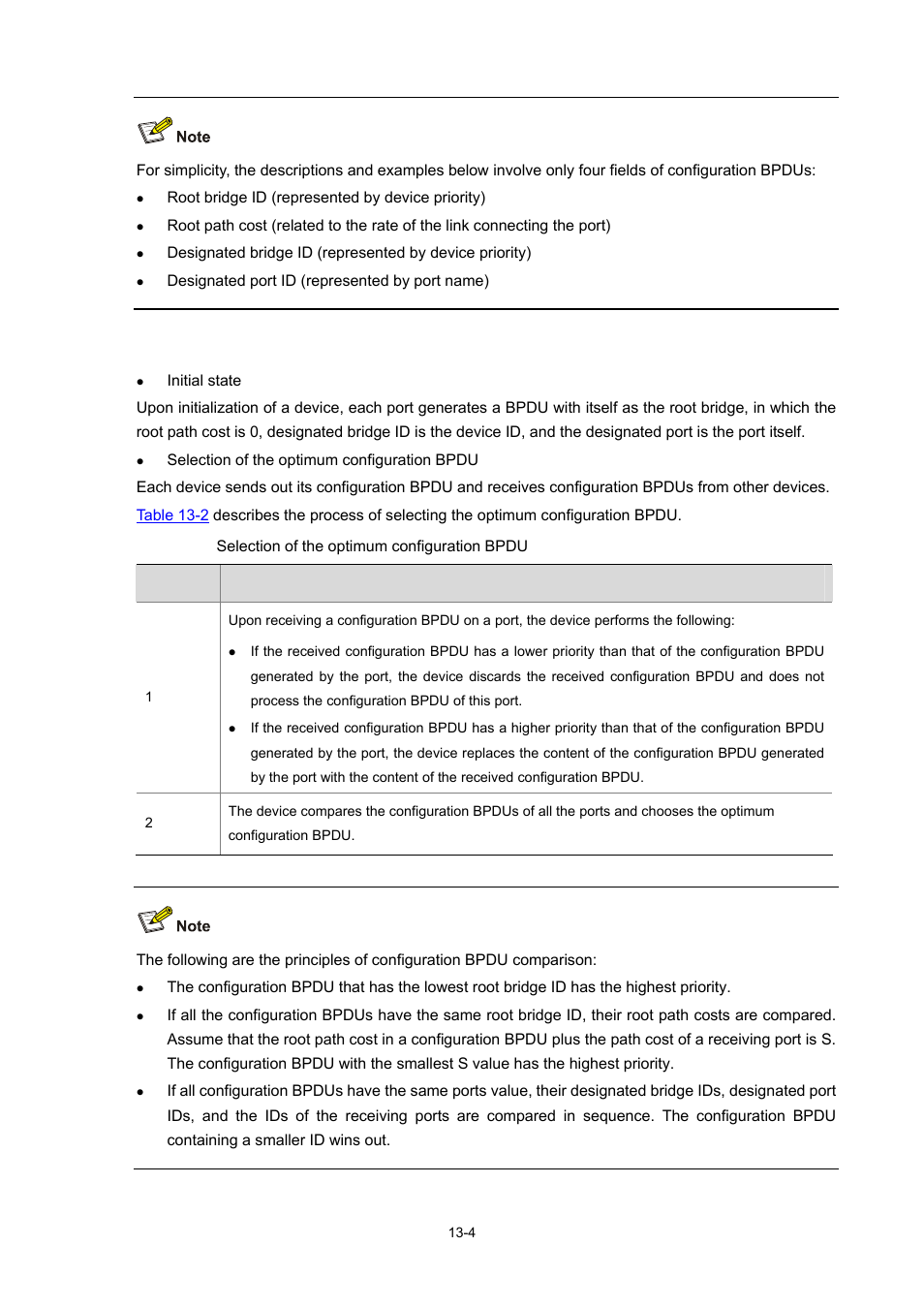 Calculation process of the stp algorithm | H3C Technologies H3C S7500E Series Switches User Manual | Page 156 / 337