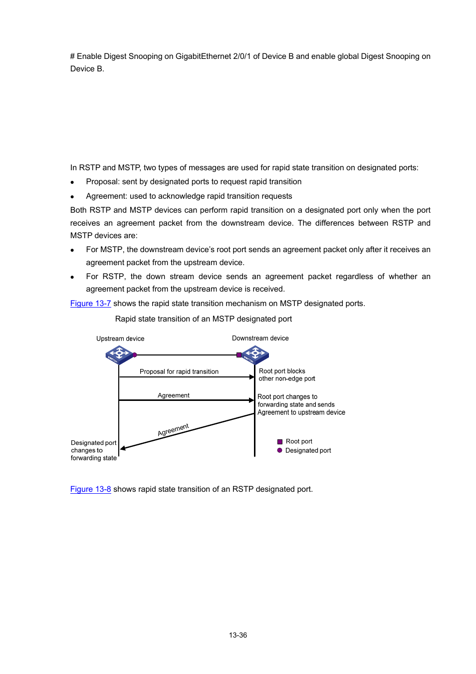 Configuring no agreement check | H3C Technologies H3C S7500E Series Switches User Manual | Page 188 / 337