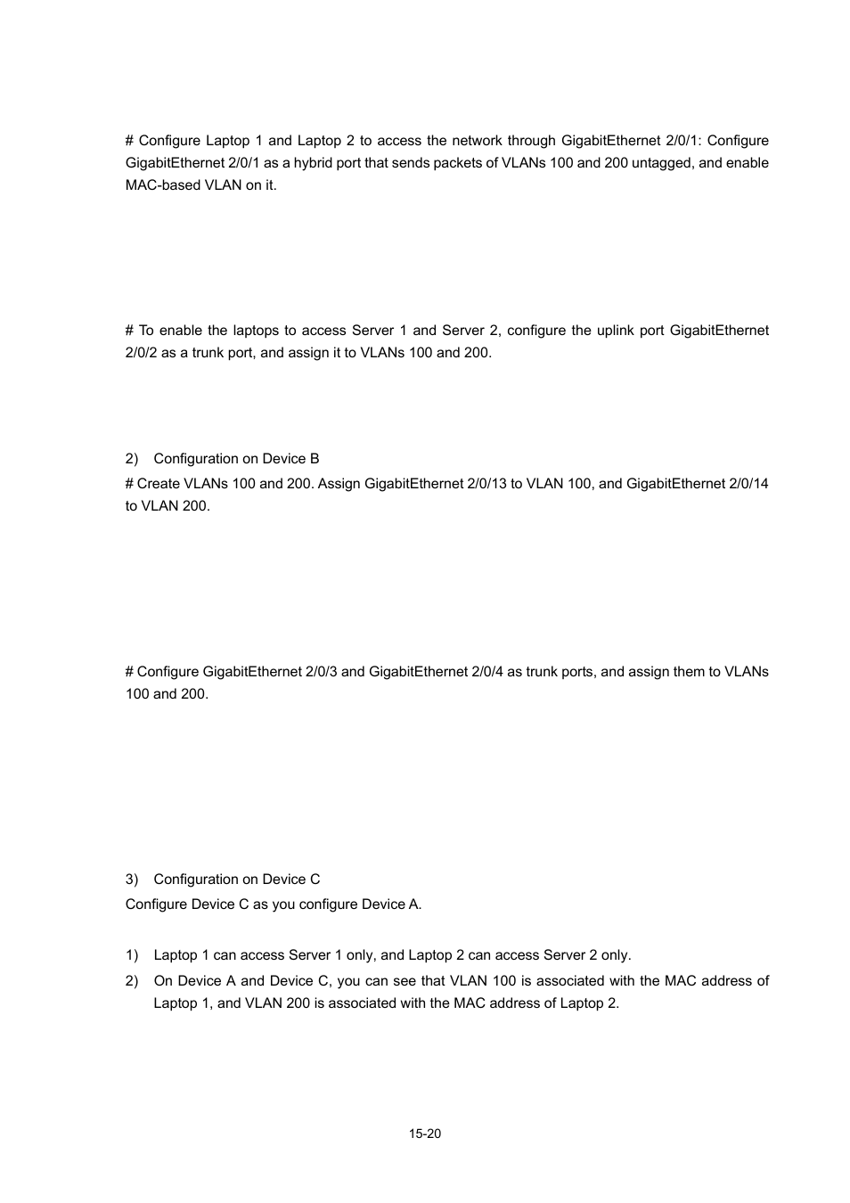 Verification | H3C Technologies H3C S7500E Series Switches User Manual | Page 228 / 337