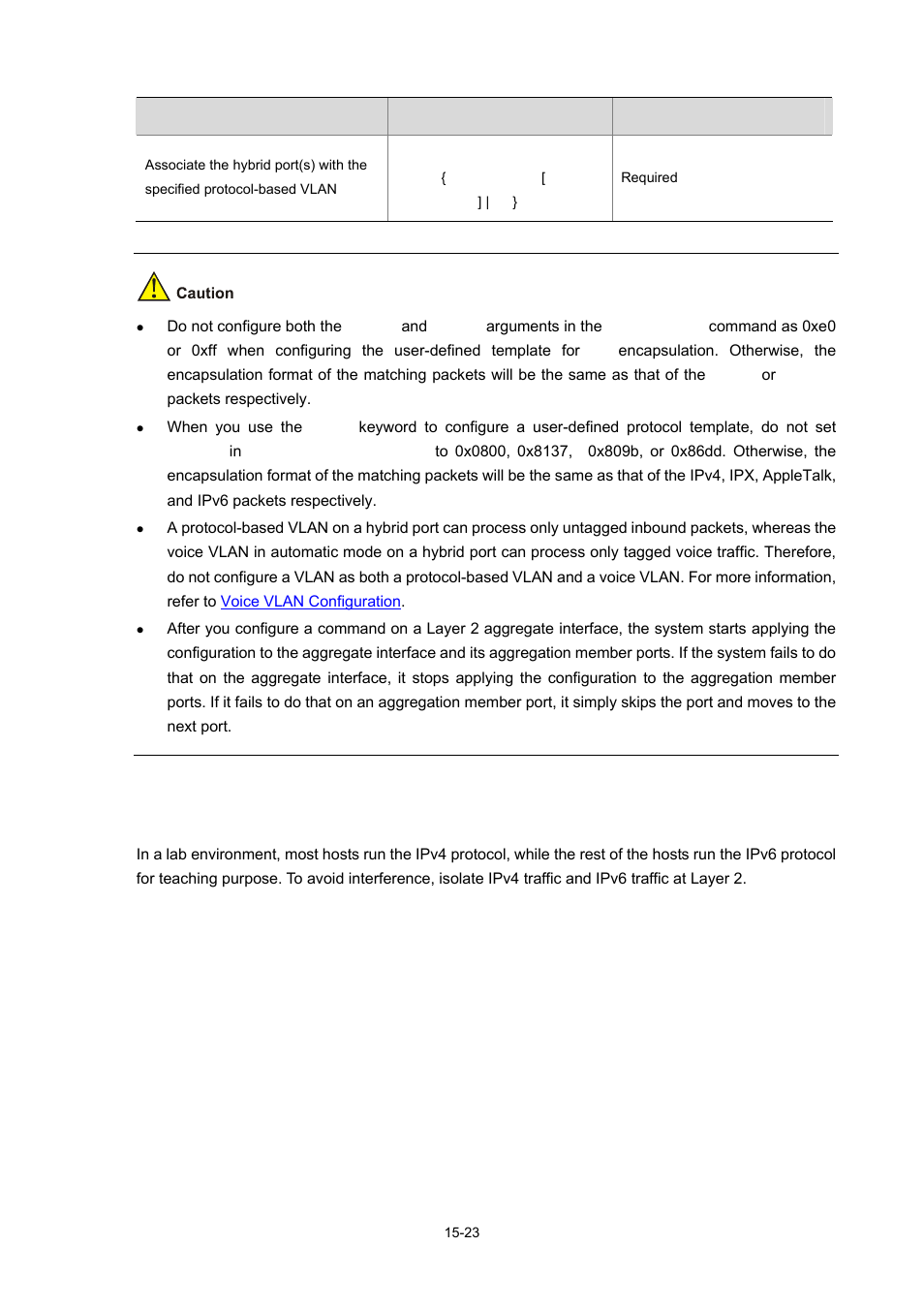 Protocol-based vlan configuration example, Network requirements | H3C Technologies H3C S7500E Series Switches User Manual | Page 231 / 337