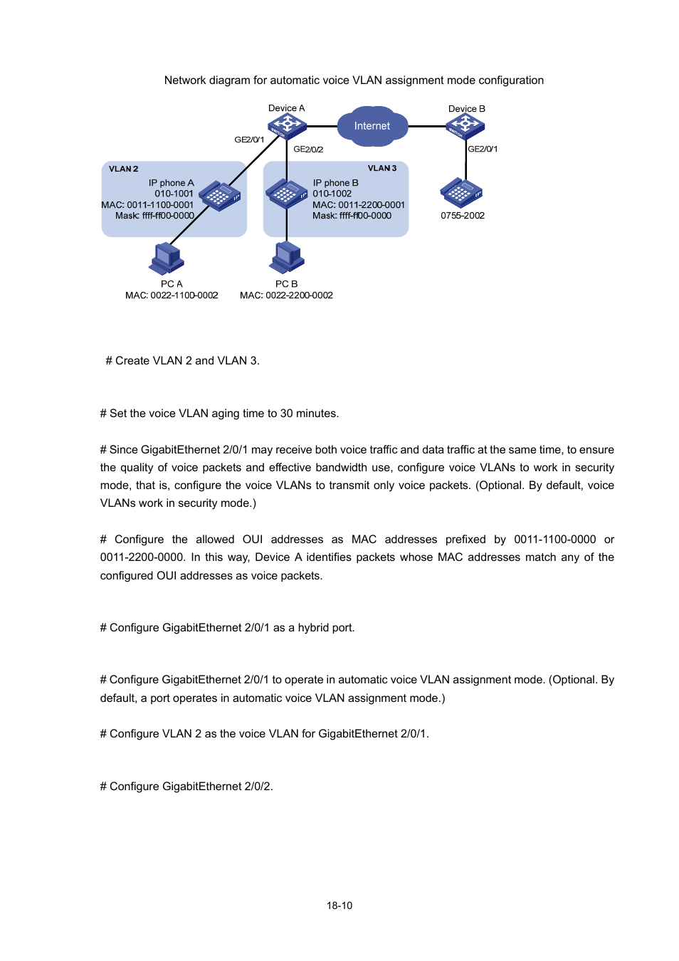 Configuration procedure | H3C Technologies H3C S7500E Series Switches User Manual | Page 256 / 337