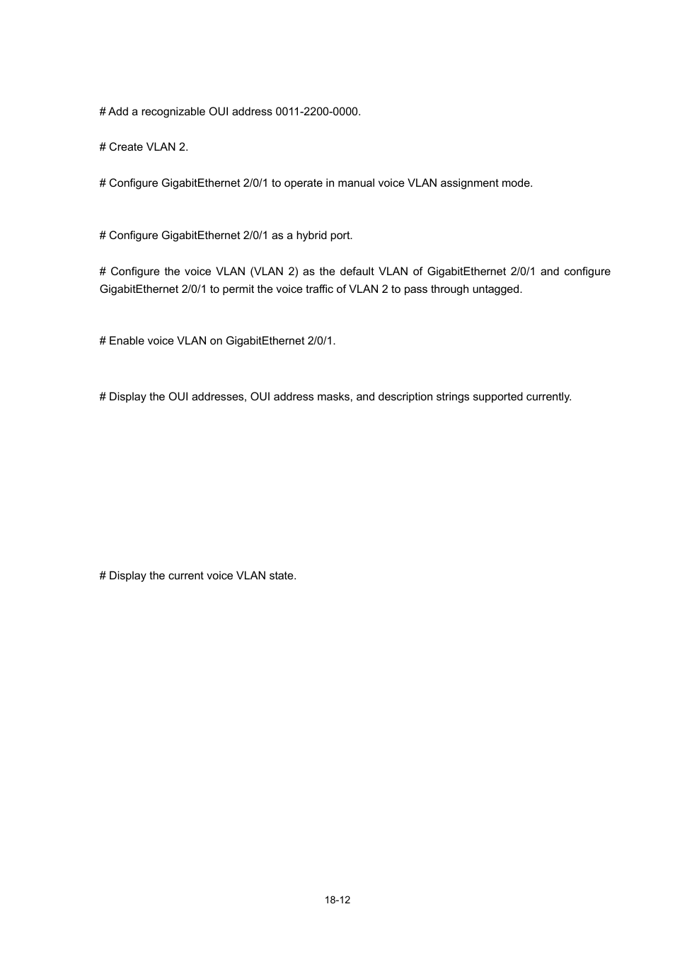 Verification | H3C Technologies H3C S7500E Series Switches User Manual | Page 258 / 337