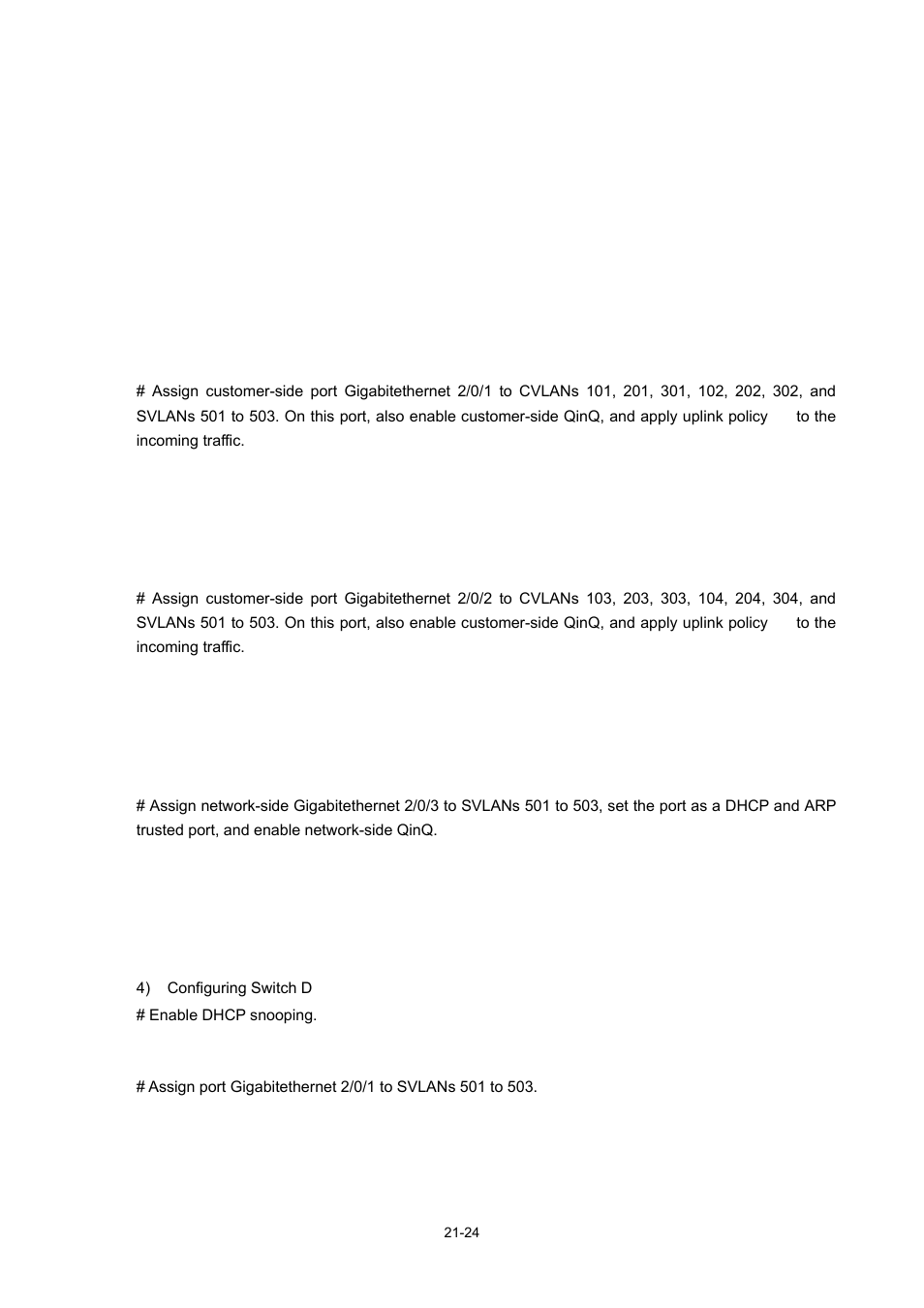 H3C Technologies H3C S7500E Series Switches User Manual | Page 307 / 337