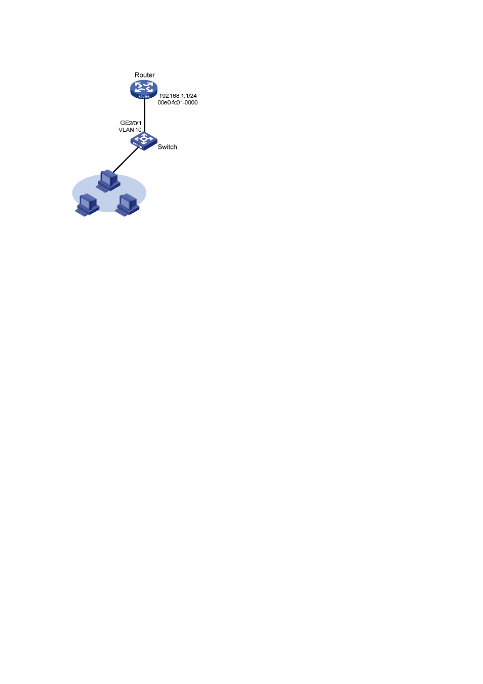 Configuration procedure, Configuring gratuitous arp, Introduction to gratuitous arp | H3C Technologies H3C S7500E Series Switches User Manual | Page 19 / 205